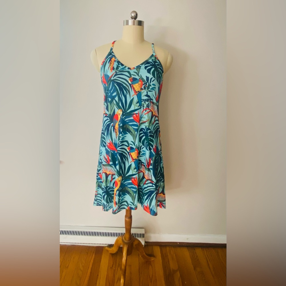Women’s animal print summer dress.